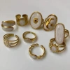 This non-fading ring features a French retro, niche design that is versatile, simple, and ins. It is a high-end light-sensitive plain ring Specification image